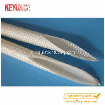 Kinerja tinggi Silikon Dilapisi Fiberglass Jalinan Sleeving